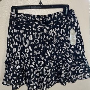 Leopard print skirt